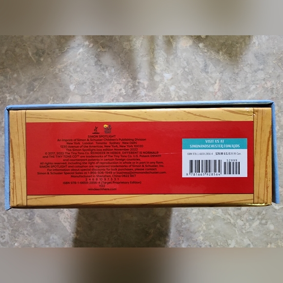 NEW Reindeer in Here a Christmas Friend book and plush gift set - Picture 6 of 7